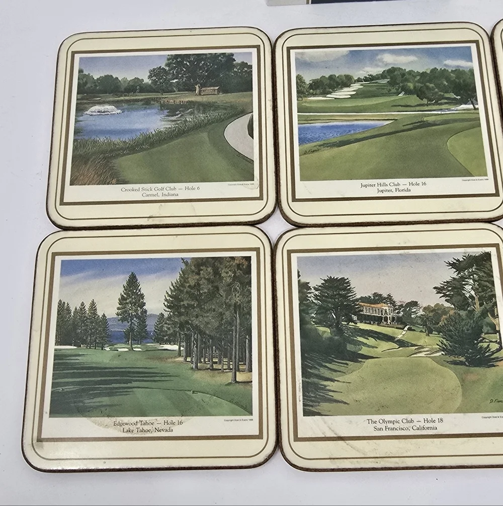 Pimpernel costers cork backed Irish Golfing‎ Greats Irish Heritage series boxed